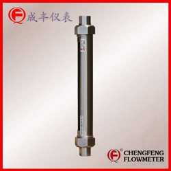 G30-15 all stainless steel  glass tube flowmeter  good appearance [CHENGFENG FLOWMETER] threaded type easy installation high anti-corrosion