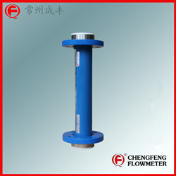 LZB-F10-25F0  glass tube flowmeter good anti-corrosion [CHENGFENG FLOWMETER] high accuracy PTFE lining professional manufacture turnable flange connection