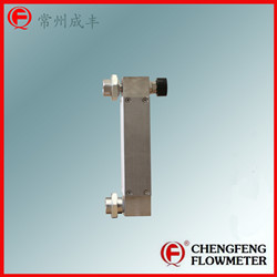 LZB-15D-K1 alarm switch glass tube flowmeter   high anti-corrosion [CHENGFENG FLOWMETER] professional flowmeter manufacture all stainless steel