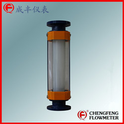 LZB-80F PTFE lining glass tube flowmeter flange connector [CHENGFENG FLOWMETER] professional type selection anti-corrosion type high accuracy  professional manufacture