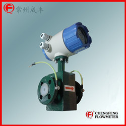 LDG series  flange connection electromagnetic flowmeter PFA lining  [CHENGFENG FLOWMETER]  stainless steel electrode high anti-corrosion 4-20mA out put