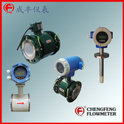 LDG series PTFE lining electromagnetic flowmeter  high anti-corrosion [CHENGFENG FLOWMETER]  stainless steel electrode 4-20mA out put flange/clamp/plug-in connection