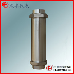 G30-50  high anti-corrosion glass tube flowmeter all stainless steel [CHENGFENG FLOWMETER]  threaded type easy installation good appearance Chinese professional manufacture